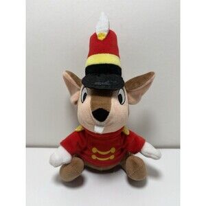 Disney Parks Authentic Original Dumbo Timothy Q Mouse Ringmaster 8” Plush